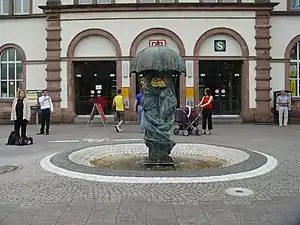 Das Rastatter Rätsel am Bahnhof