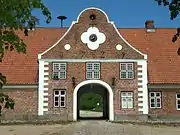 Mittelrisalit des Torhauses