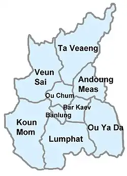 Distrikte in Ratanakiri
