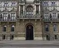 Eingang zum Hamburger Rathaus