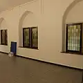 Besucherempore mit Fenstern zum Rathausfestsaal