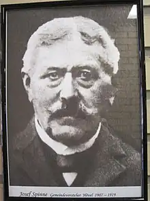 Josef Spinne, Gemeindevorsteher Hövel 1907–1919