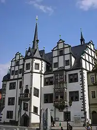 Rathaus in Saalfeld, Thüringen