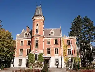 Schloss Coburg in Schladming, 1885 für Ludwig August von Sachsen-Coburg  erbaut, heute Rathaus der Stadt.