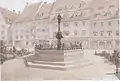 Skizze für das Brunnenbecken für den Rathausbrunnen von Adolf Leichtle