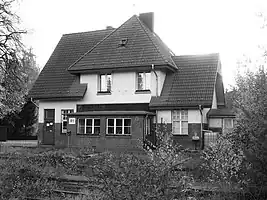 Empfangsgebäude, Gleisseite, 2007