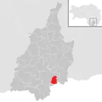 Lage  im Bezirk Leibnitz