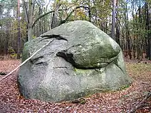Die Markgrafensteine in den Rauener Bergen gelten als die größten Findlinge des Landes Brandenburg