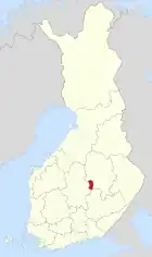 Lage von Rautalampi in Finnland
