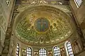 Crux gemmata, Apsismosaik, 6. Jh., Sant’Apollinare in Classe, Ravenna