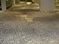 Mosaikfußboden der Villa