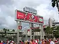 Der Eingang zum Stadion