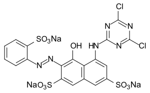 Strukturformel von C.I. Reactive Red 1