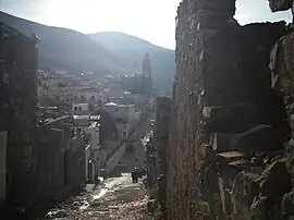 Calle Constitución in Real de Catorce