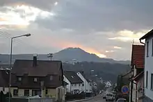 Der Rechberg von Bettringen aus gesehen