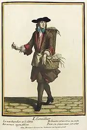 Ein Straßenhändler, Henri Bonnart, 1675-1685