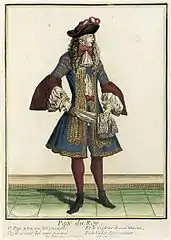Page des Königs, Nicolas Bonnart (1637-1717), ca. 1675