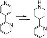 Reduktion von 2,4′-Bipyridin