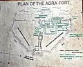 Plan des Forts auf einem Bildschirm des Forts, 2008