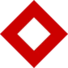 Roter Kristall der Rotkreuz- und Rothalbmond-Bewegung