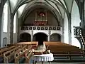 Blick aus dem Chor in das Schiff