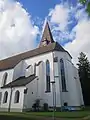 Chorseite der Kirche von Südosten