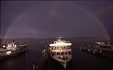 Gewitter über Wollishofen