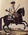 Dragonerregiment von Walthausen, 1760.