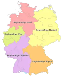 Fußball-Regionalliga5 Regionalligen
