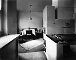 Wohnküche in Haselhorst, um 1931