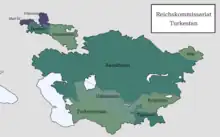 Das Reichskommissariat Turkestan