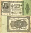 50.000 Mark19. November 1922 (Wert ca. 20 Mark von 1914)