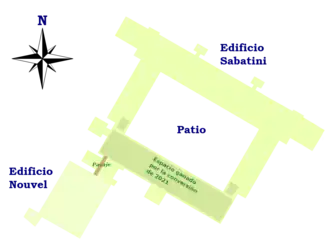 Grundriss des Erdgeschosses mit neu gewonnenen Ausstellungsflächen durch den Umbau 2021