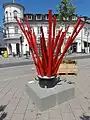 Einschlag/Auswux, Kunst in die Stadt, Lahr