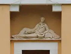 Architekturschmuck an der Buschhaus-Schänke