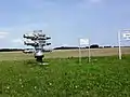 Bohrlochkopfausrüstung  an der Erdölstraße