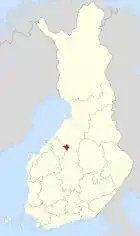 Lage von Reisjärvi in Finnland