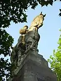 Reiterstandbild von Bismarck an der Wöhrder Wiese in Nürnberg, 1915 enthüllt