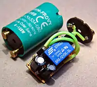 Geöffneter Relaisstarter