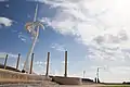 Plaça d’Europa mit Fernsehturm