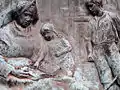 Schüchtermann-Denkmal in Dortmund (Ausschnitt eines seitlichen Reliefs)