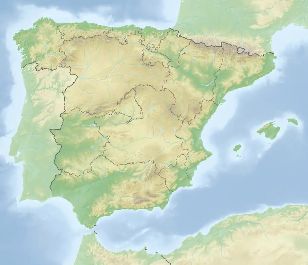Lokalisierung von Andalusien in Spanien
