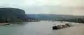 Blick von Nordwest auf die überbrückte Rheinpassage