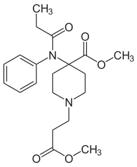 Struktur von Remifentanil