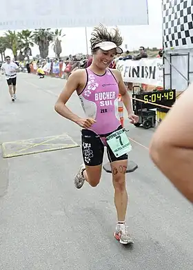 Renata Bucher beim Superfrog Triathlon in Coronado, 2009