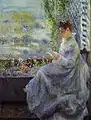 Pierre-Auguste Renoir:Madame Chocquet lesend, 1876