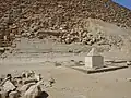 Restaurierte Teile der Verkleidung