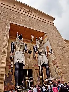Eingang zu Revenge of the Mummy