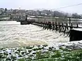 Nadelwehr in der Maas bei Revin