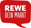 Rewe-Logo mit Zusatz DEIN MARKT